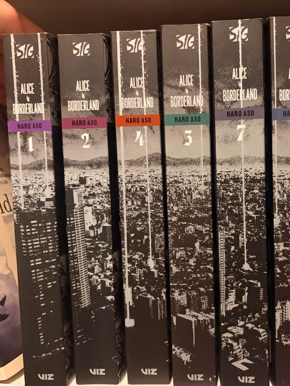 Alice in Borderland Manga Volumes Set - Black with Colored Accents